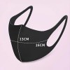 Reusable Unisex Anti Pollution Black Cotton Carbon Pm2.5 Dust Face Mask Fashion Washable Anti Smog Pollution Pm2.5 Cotton Dust Mask