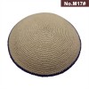 DMC Kippa Handmade Crochet needle Knitted ,100% cotton   hats  Cap. according to order make ,Welcome to customize!