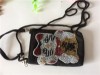 Factory direct sales of new fashion bead embroidered wallet card bag passport cover beaded purse   handbag  card bag