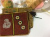 Factory direct sales of new fashion bead embroidered wallet card bag passport cover beaded purse   handbag  card bag