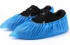 High Quality Disposable Blue Color Non Slip Lab CPE Shoe Cover Unisex Disposable Waterproof Elastic Non-Slip Work Shoe Cover