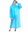 Factory Wholesale Emergency Transparent Raincoats Waterproof Disposable Rain Poncho for Safety Outdoor, Transparent Clear Waterproof Long EVA Rain Coat Raincoat