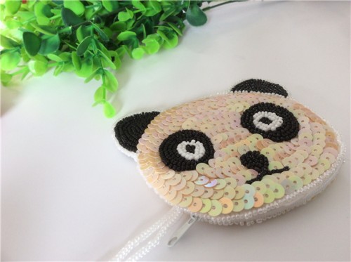 Factory direct sales of new fashion bead embroidered wallet card bag passport cover beaded purse   handbag  card bag