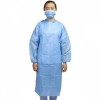 Factory OEM 100% Pppe Nonwoven Coated Long Sleeve Full Body Suit Overalls, Doctor Uniform Disposable Pppe Coated Isolation Gown Isolation Suits