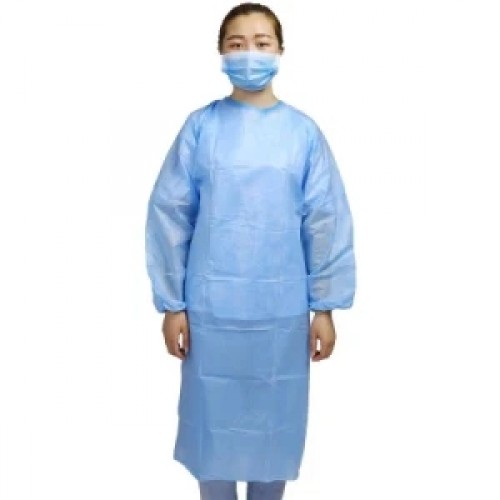 Factory OEM 100% Pppe Nonwoven Coated Long Sleeve Full Body Suit Overalls, Doctor Uniform Disposable Pppe Coated Isolation Gown Isolation Suits