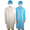 Disposable Nonwoven Work Clothes White Lab Coat Dust-Proof Clothing Visit Clothing Isolation Clothing