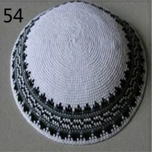 DMC Kippa Handmade Crochet needle Knitted ,100% cotton   hats  Cap. according to order make ,Welco me to customize  09