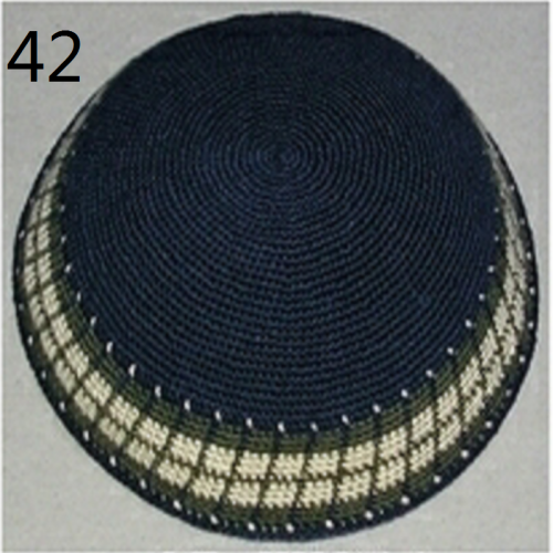 DMC Kippa Handmade Crochet needle Knitted ,100% cotton   hats  Cap. according to order make ,Welco me to customize  04