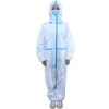 Disposable Coveralls Protective Overalls One Piece Design with Attached Hood