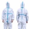 Factory Custom Disposable Hooded Coverall 65-70 GSM Coverall for Dr Reusable All Purpose Body Coverall, Cleanroom Reusable and Washable ESD Antistatic Coveralls