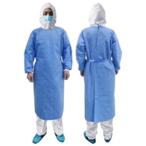 Blue Isolation Gown