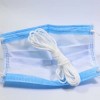 3-5mm Elastic Rope Ear Loop for Disposable Mask Custom Flat Braided Nylon Ear Loop Face Mask Rope