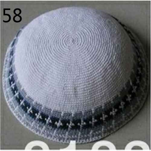 DMC Kippa Handmade Crochet needle Knitted ,100% cotton   hats  Cap. according to order make ,Welco me to customize  10