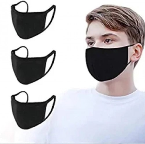 Washable Face Protection 3PCS Cloth Reusable Mouth Protection Cloth Mask